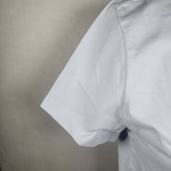 Madewell Blue Cotton Perfect Crewneck Casual Everyday Comfortable Tee Size XS - Picture 3 of 11